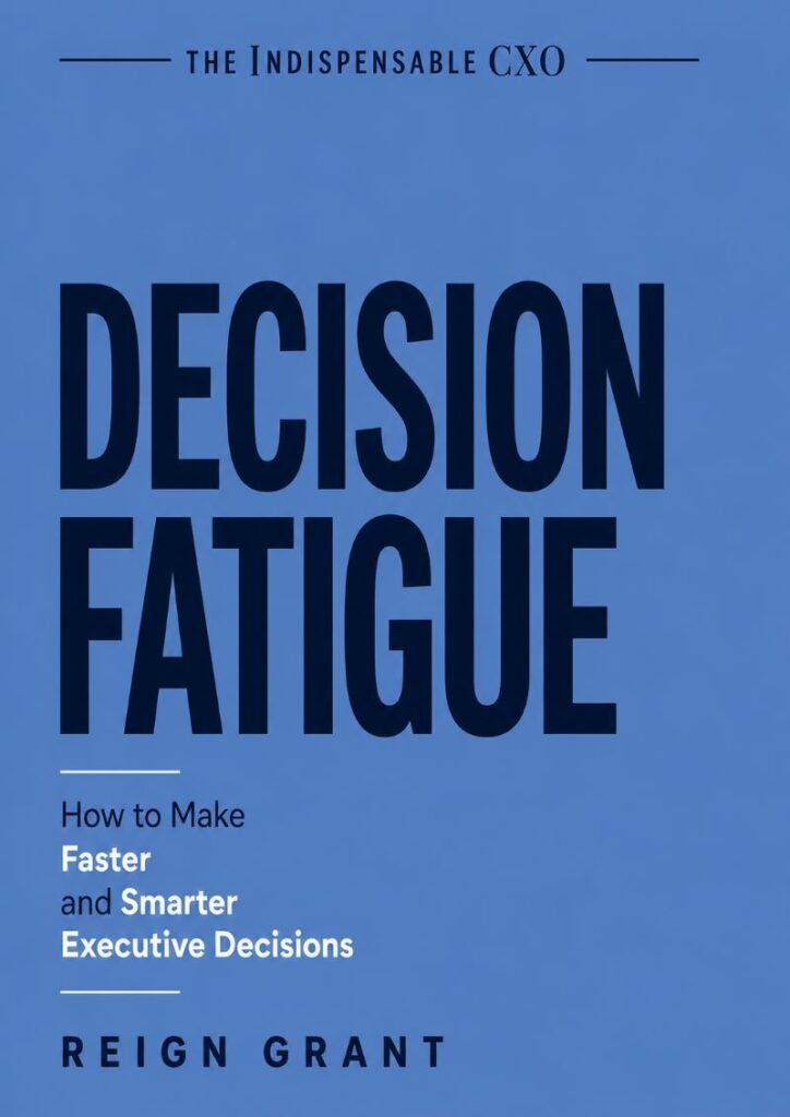 Decision Fatigue: How to Make Faster and Smarter Executive Decisions