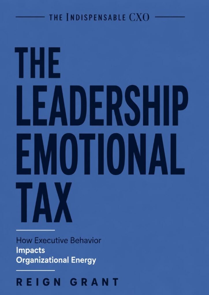 The Leadership Emotional Tax: How Executive Behavior Impacts Organizational Energy