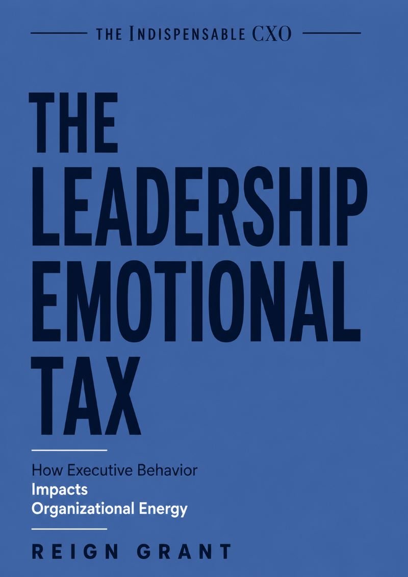 The Leadership Emotional Tax: How Executive Behavior Impacts Organizational Energy
