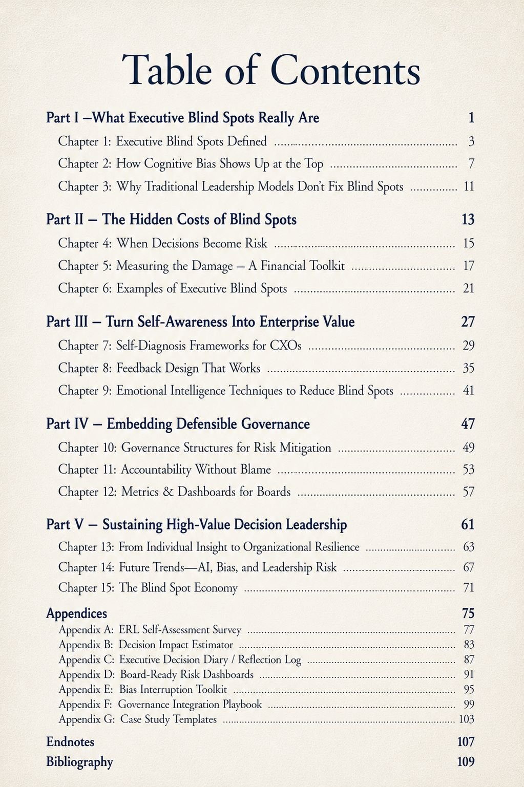 Table of Contents
