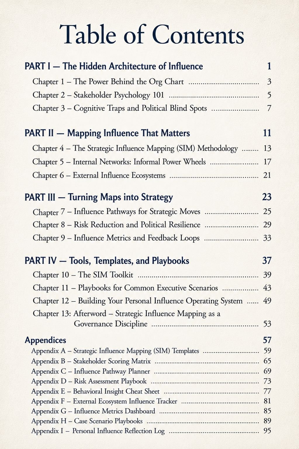 Table of Contents