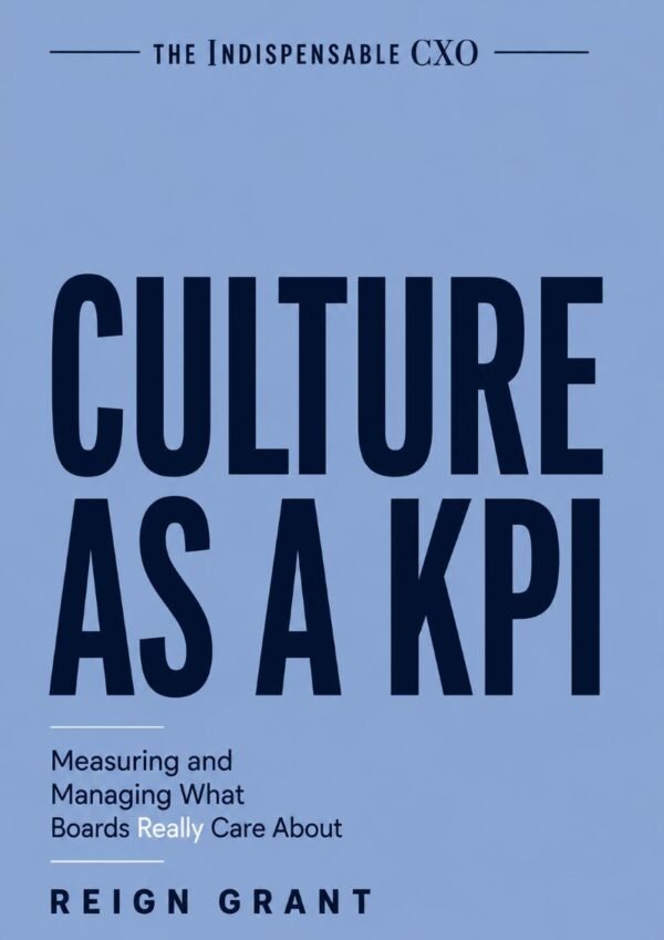 Culture as a KPI: Measuring and Managing What Boards Really Care About